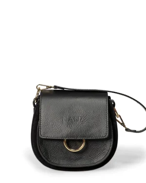 NANZ Glam Hobo Black Bag