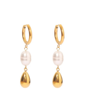 NANZ Triple Drop Link Earrings