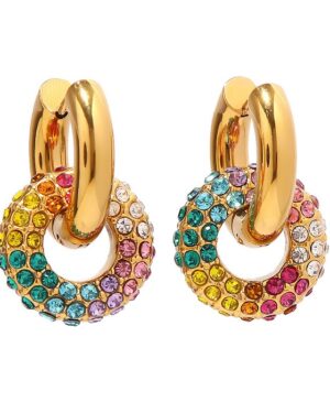 NANZ Double Hoop Earring