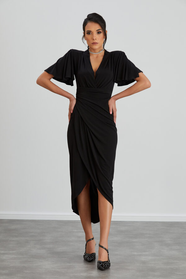 NANZ  Opulent Grace Wrap Dress - Image 3