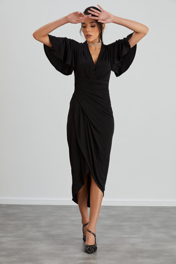 NANZ  Opulent Grace Wrap Dress - Image 2