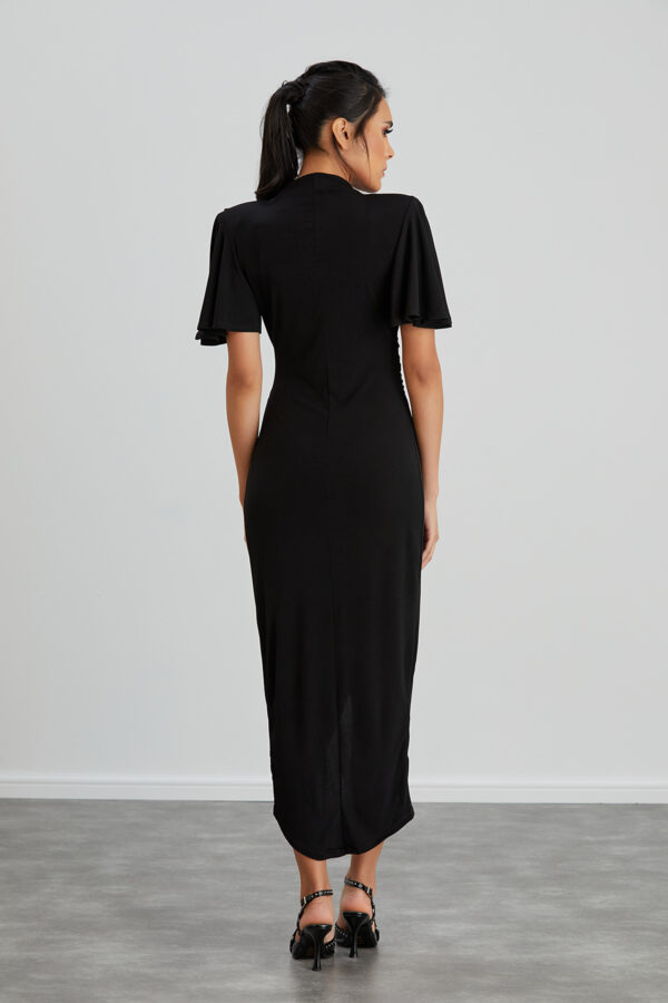 NANZ  Opulent Grace Wrap Dress - Image 4