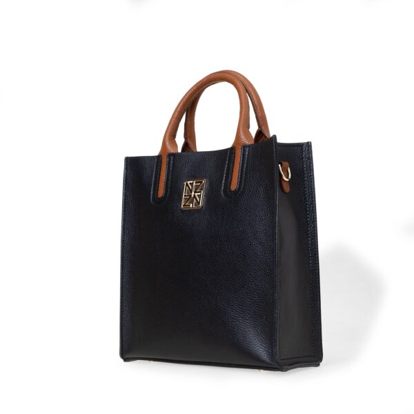 The Nanz Milano Pebbled Leather Compact Tote, tote handbag, women handbags