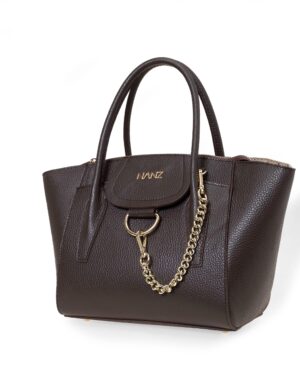 NANZ Gianna Classic Tote - Brown