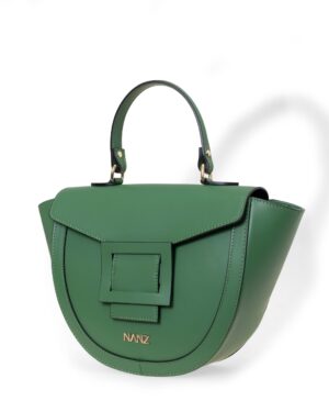 NANZ Lucella Sculpture Handbag Green