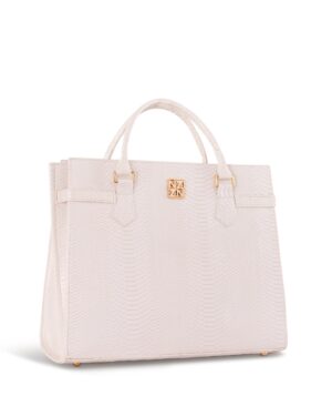 NANZ Majesté Maxi Tote Handbag - White
