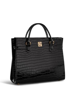 NANZ  Majesté Maxi Tote Handbag - Black