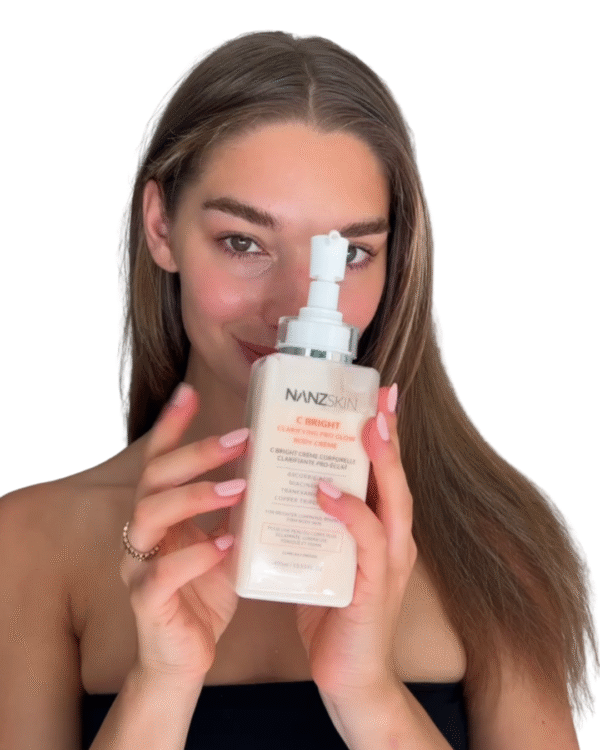 Clinical-Grade Brightening. Resilient, Luminous Skin from Neck to Toe. Transform your daily body care into a targeted treatment ritual with the C Bright Clarifying Pro Glow Body Crème—a high-performance formula developed to visibly brighten, hydrate, and improve skin texture with proven clinical efficacy.