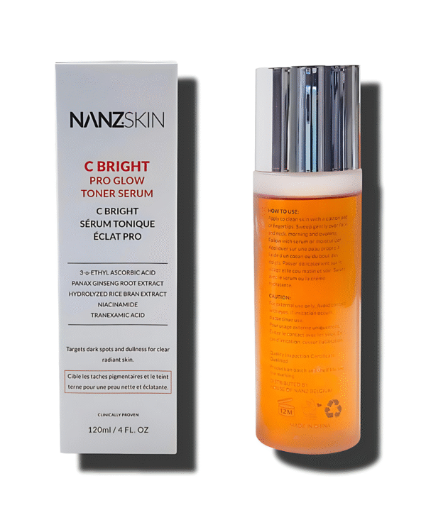 Clinical-Grade Brightening. Radiant, Resilient Skin from the First Step. Elevate your skincare ritual with the C BRIGHT™ Pro Glow Toner Serum a high-potency formula designed to brighten, clarify, and plump the skin, creating the perfect canvas for your skincare regimen.