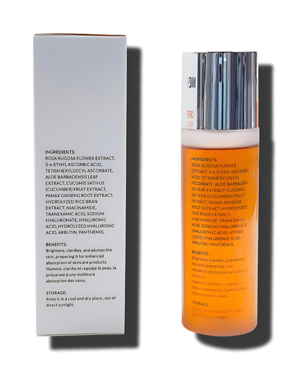 Clinical-Grade Brightening. Radiant, Resilient Skin from the First Step. Elevate your skincare ritual with the C BRIGHT Pro Glow Toner Serum a high-potency formula designed to brighten, clarify, and plump the skin, creating the perfect canvas for your skincare regimen.