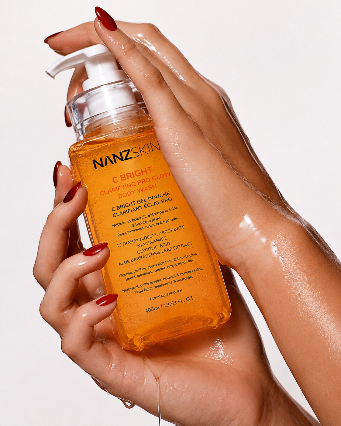 NANZSKIN C BRIGHT Pro Glow Body Wash NANZSKIN C BRIGHT Pro Glow Body Wash - Image 3