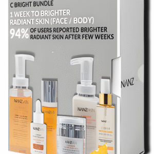 C BRIGHT BUNDLE. 1 WEEK TO BRIGHTER RADIANT SKIN (FACE / BODY), Transform your skin in just 7 days with our C BRIGHT BUNDLE. This comprehensive vitamin C skincare collection is designed to give you brighter, more radiant skin for both face and body. Each product works synergistically to deliver maximum results in one week.