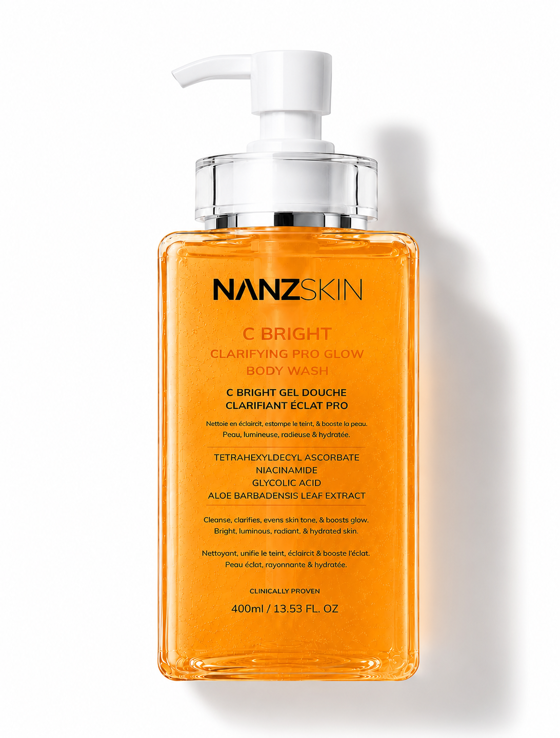 NANZSKIN C BRIGHT Pro Glow Body Wash NANZSKIN C BRIGHT Pro Glow Body Wash