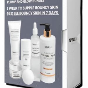 Transform your skin in just 7 days with our premium PLUMP AND GLOW BUNDLE. This carefully curated collection combines three powerful NANZSKIN Plump Plump products designed to deliver supple, bouncy skin through advanced collagen technology.