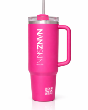 The NANZSKIN Signature Insulated Bottle - Rose is designed for intentional daily hydration, supporting skin health and disciplined living.